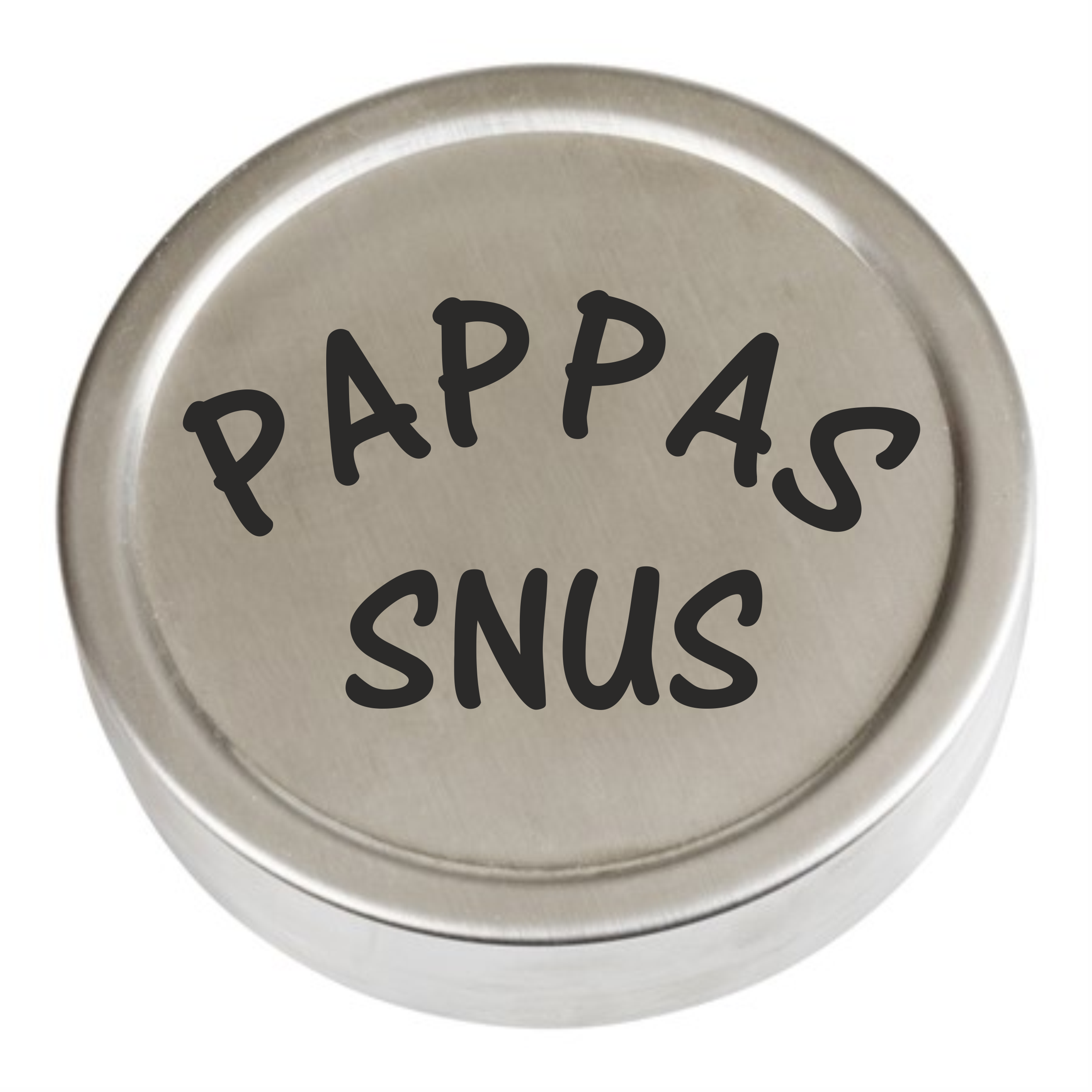 Snusdosa Rostfritt Stål  Pappas Snus - 3