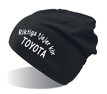 Mössa Tromb  Riktiga Tjejer Kör Toyota