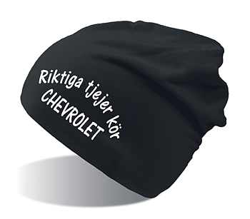 Mössa Tromb Riktiga Tjejer Kör Chevrolet