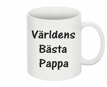 Mugg Världens Bästa Pappa