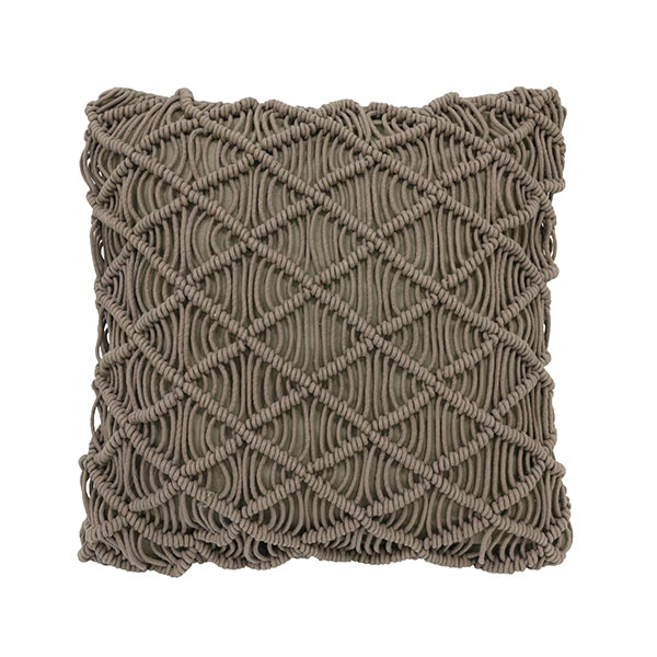 Kudde Macramé Army 50 x 50 cm