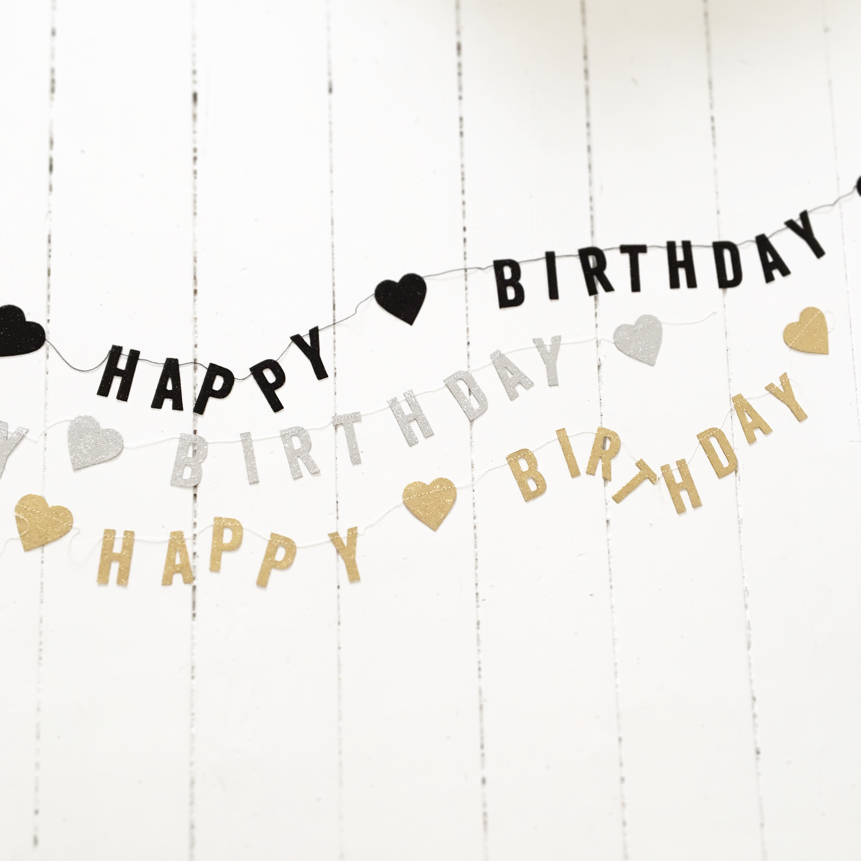 Girlang Vimpel Happy Birthday (3 olika) - 2