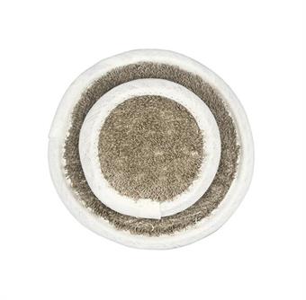 Peeling Pad Linnefrotté Natur 14 cm