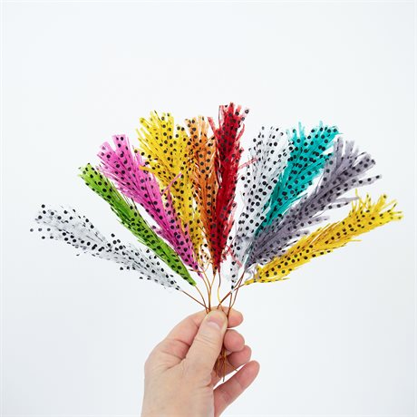 Afroart Feather SILK Påskfjädrar 10-pack
