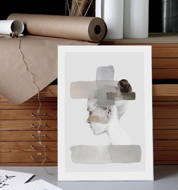 Poster "Inside Out -Blush" 70 x 100 cm (Numrerad och signerad)