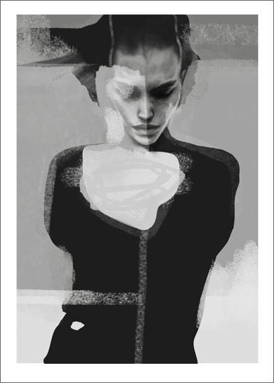 Print "Implode" 30 x 40 cm (Signerad)