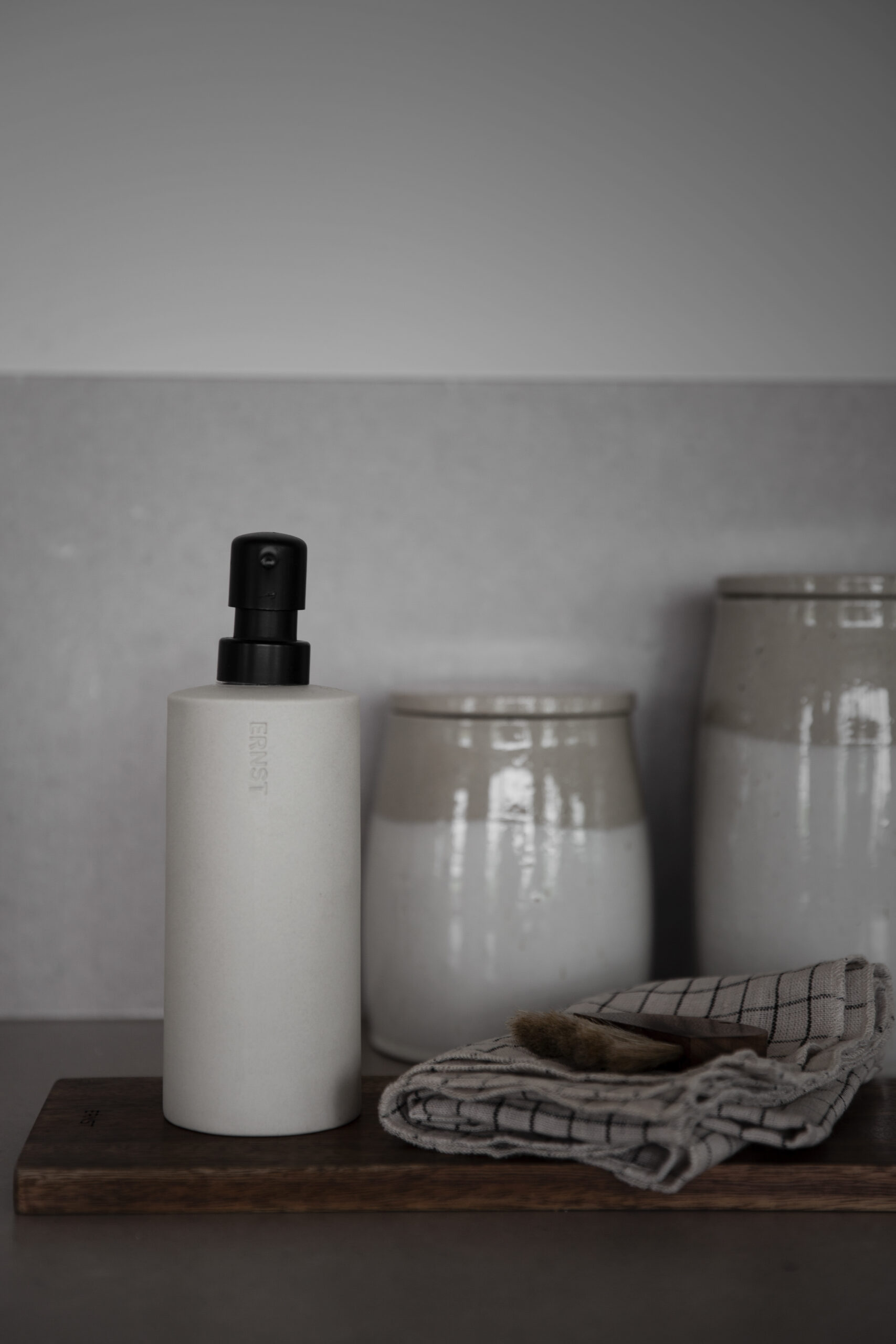 ERNST Tvålpump Naturvit