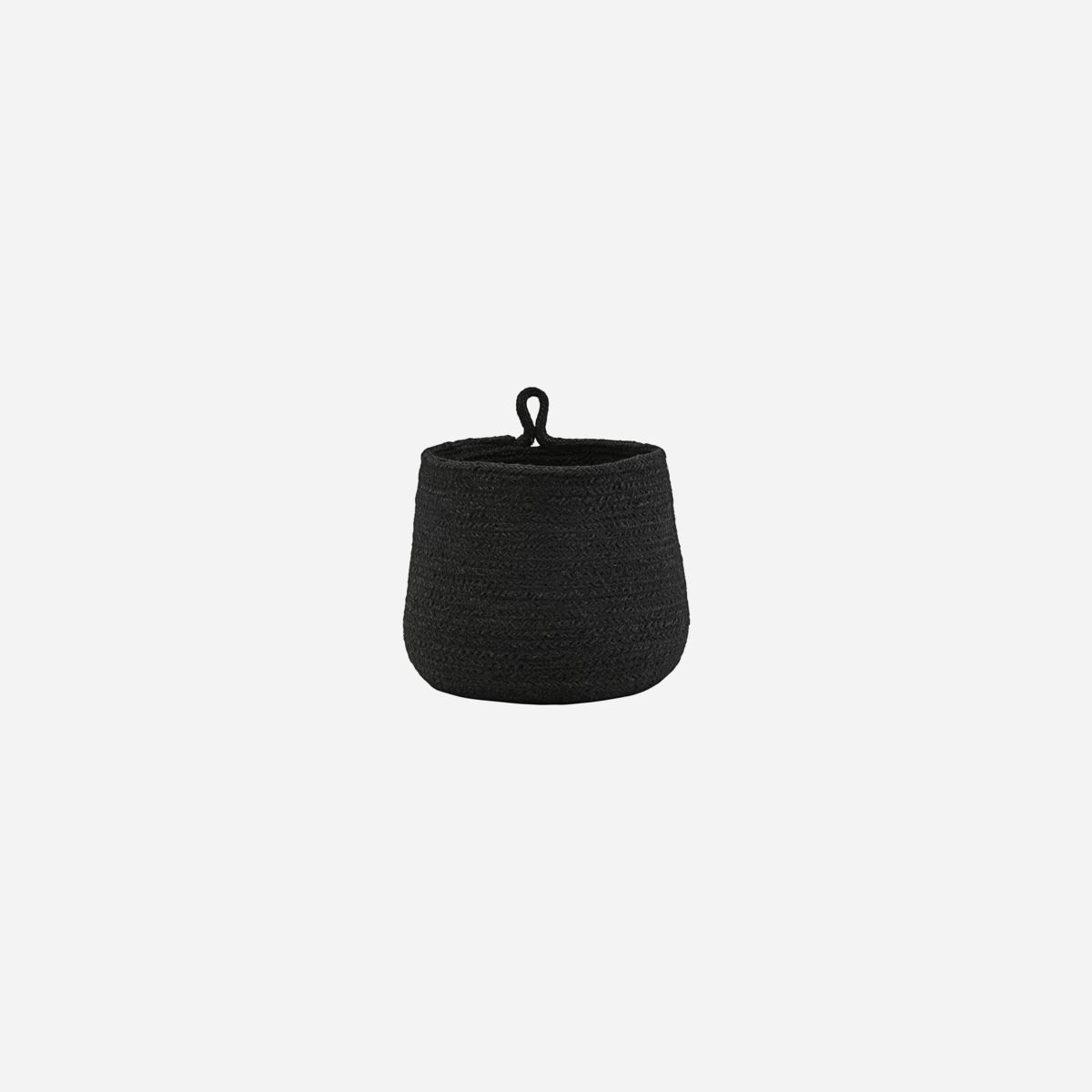 Korg för upphängning Jute Svart