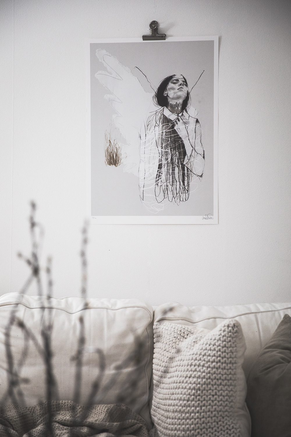 Poster "Fire Flie" 50 x 70 cm (Numrerad och signerad)
