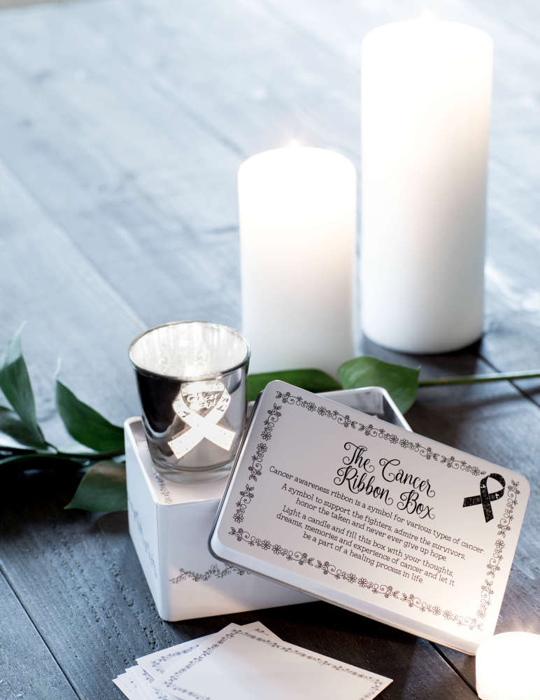 Majas Cottage Cancer Ribbon Box
