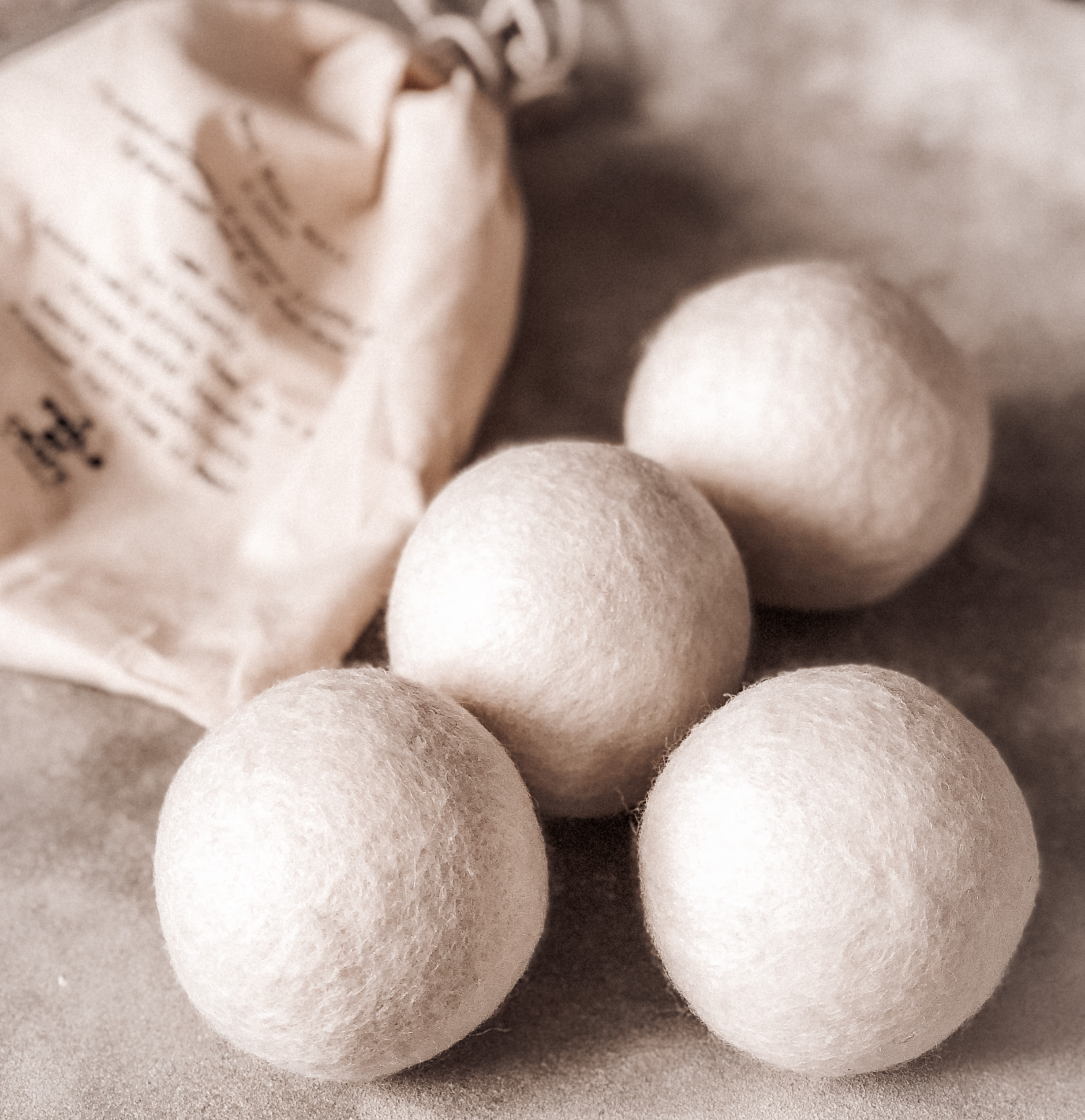 Torkbollar i Merinoull 4-pack