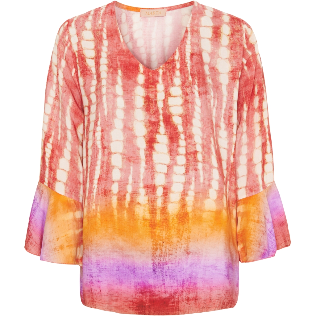 Blus i Viscose Rosa  Multi