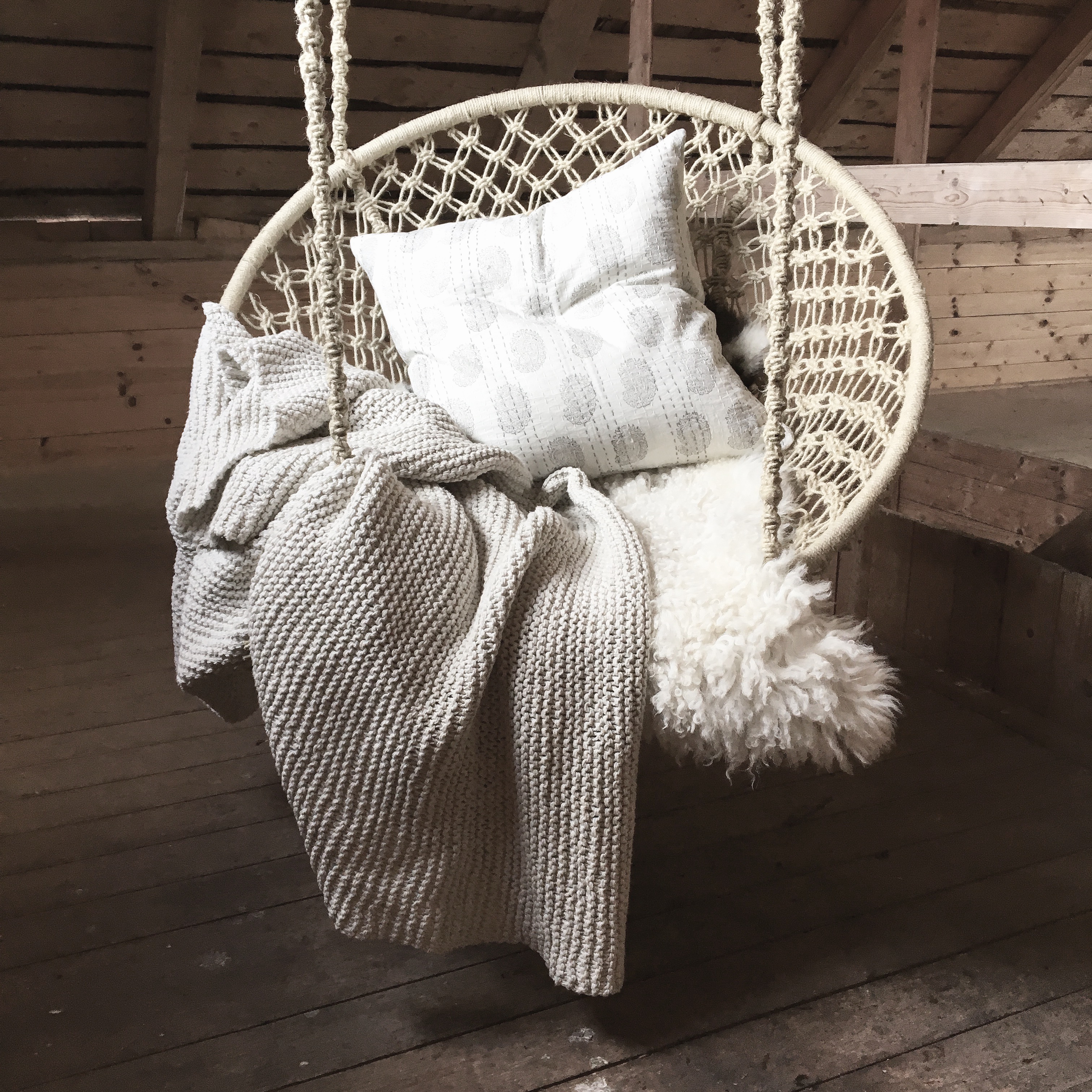 Boho Hängstol Midnight Blue