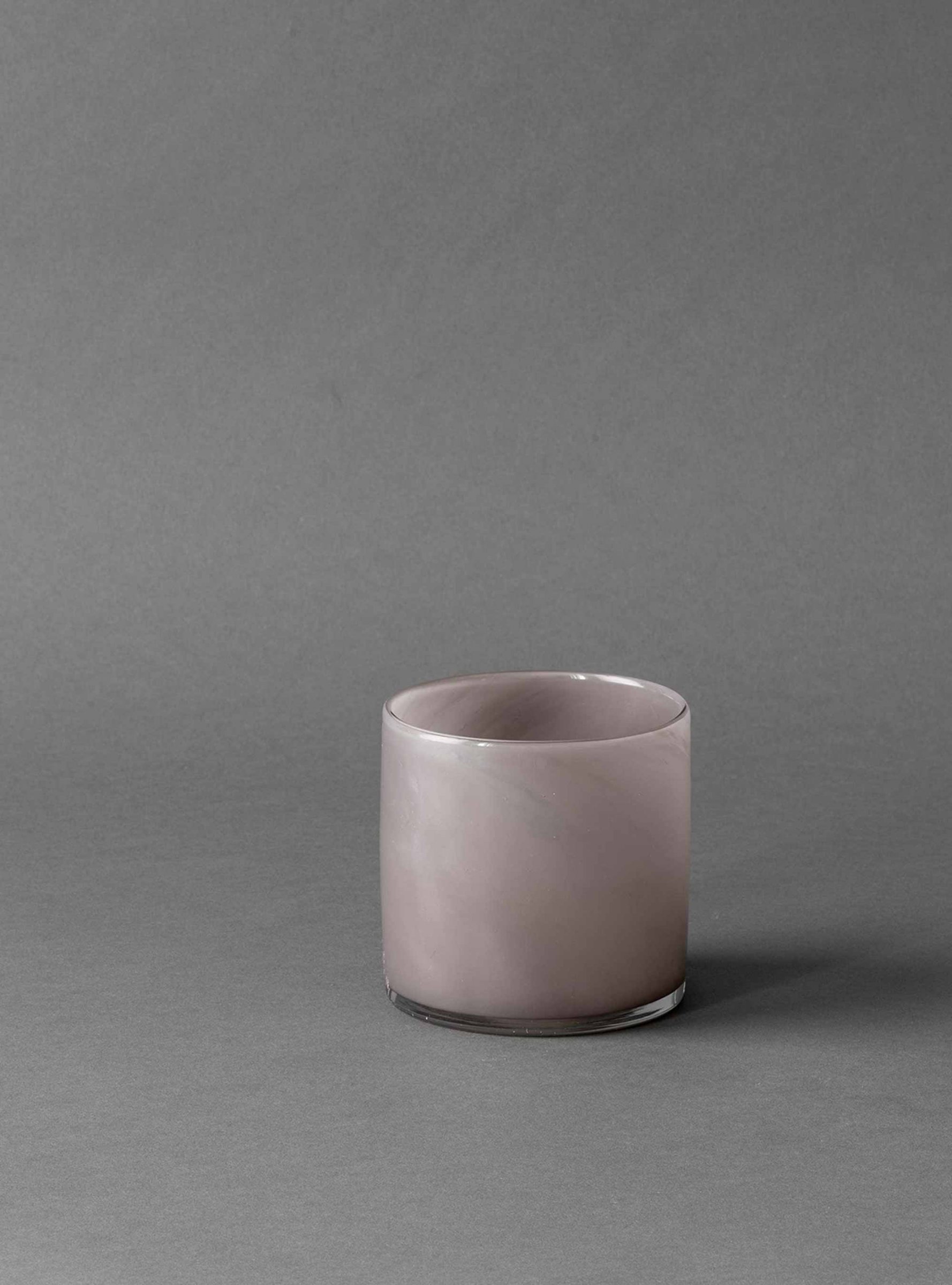 Tell Me More Candleholder Lyric Purple Grey Small