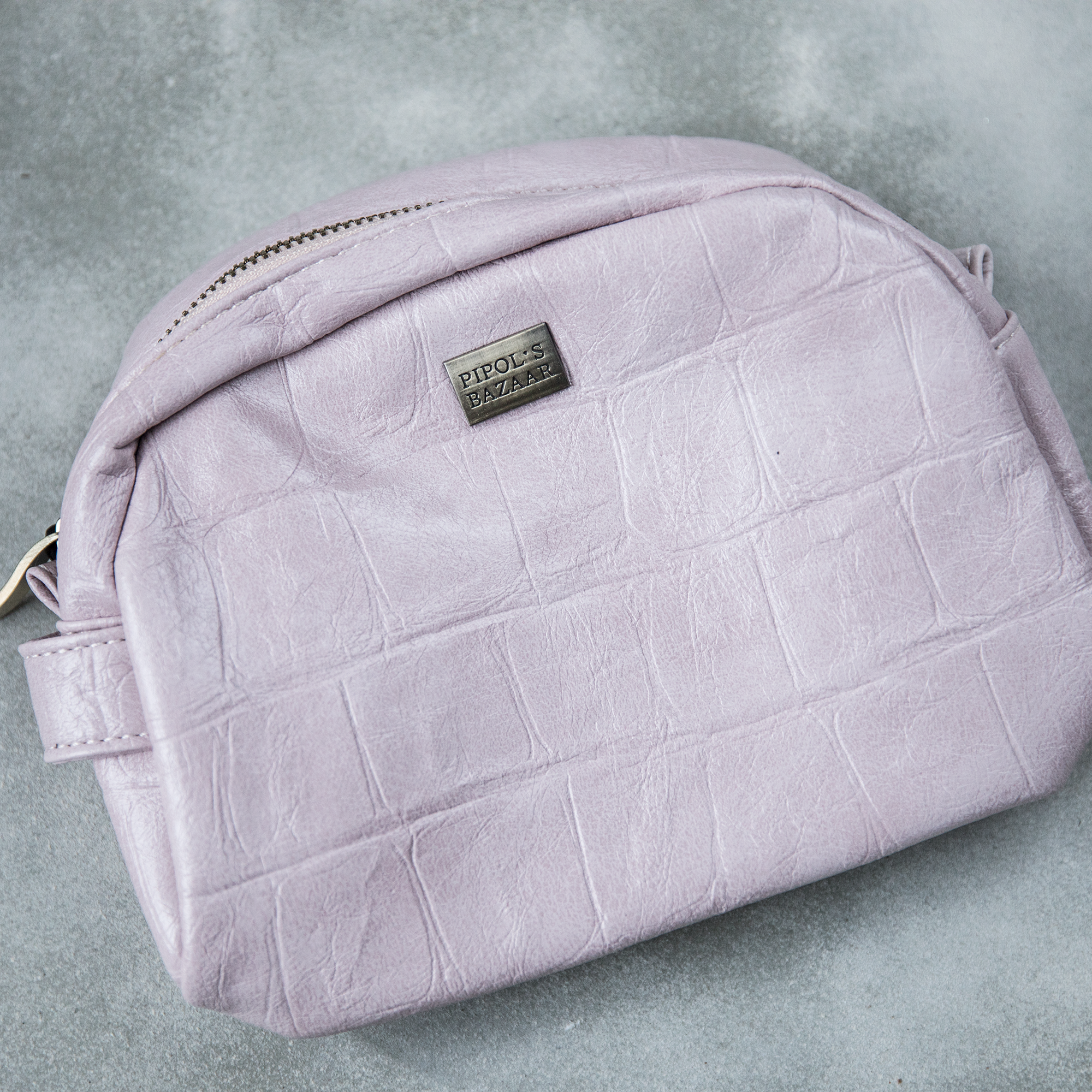 Pipol´s Bazaar Croco Medium Cosmetic Pink