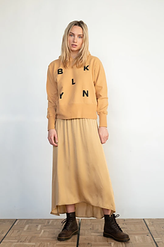 PENN&INK N.Y SKIRT GOLD