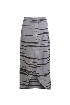 RABENS SALONER NOORA WILD STRIPE LONG TULIP SKIRT