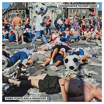 Conservative Military Image - Three Points And A Hangover - LP (Blue/White/Red)