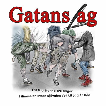 Gatans Lag - Låt mig stanna tre dagar i himmelen innan jävulen vet att jag är död - LP, Vit vinyl