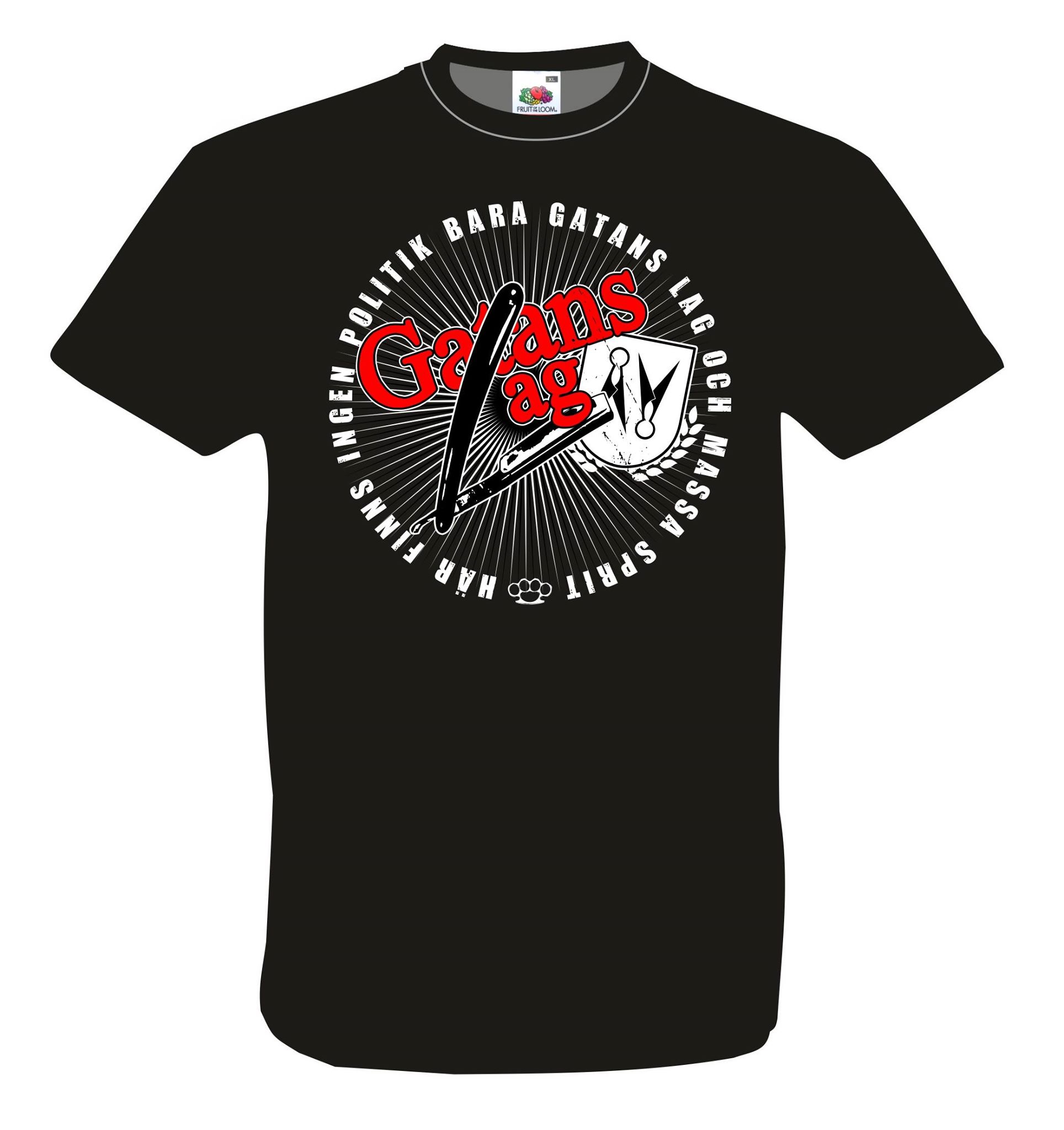 Gatans Lag - Bara Massa Sprit - Svart