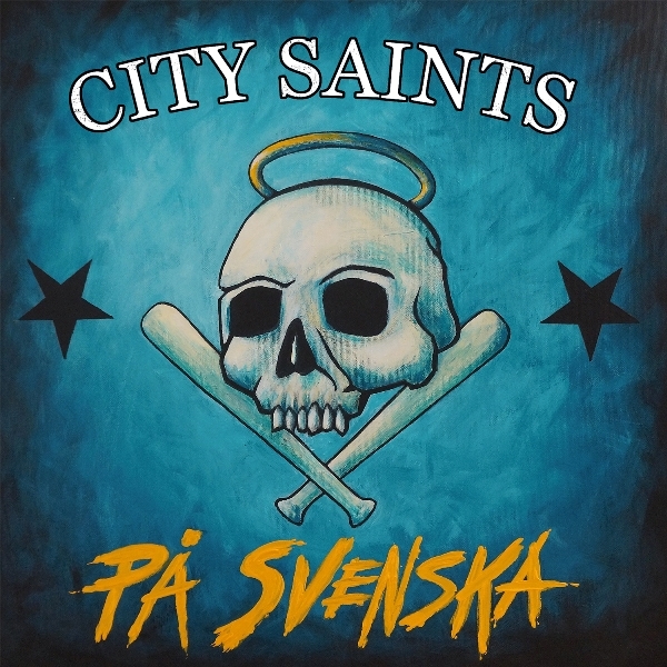 City Saints - På Svenska - LP (blue black white splatter)