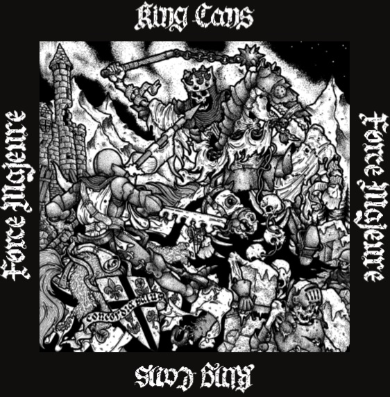 King Cans / Force Majure - Split LP (USA version)