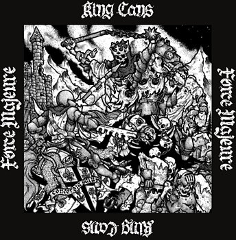 King Cans / Force Majure - Split LP (USA version)