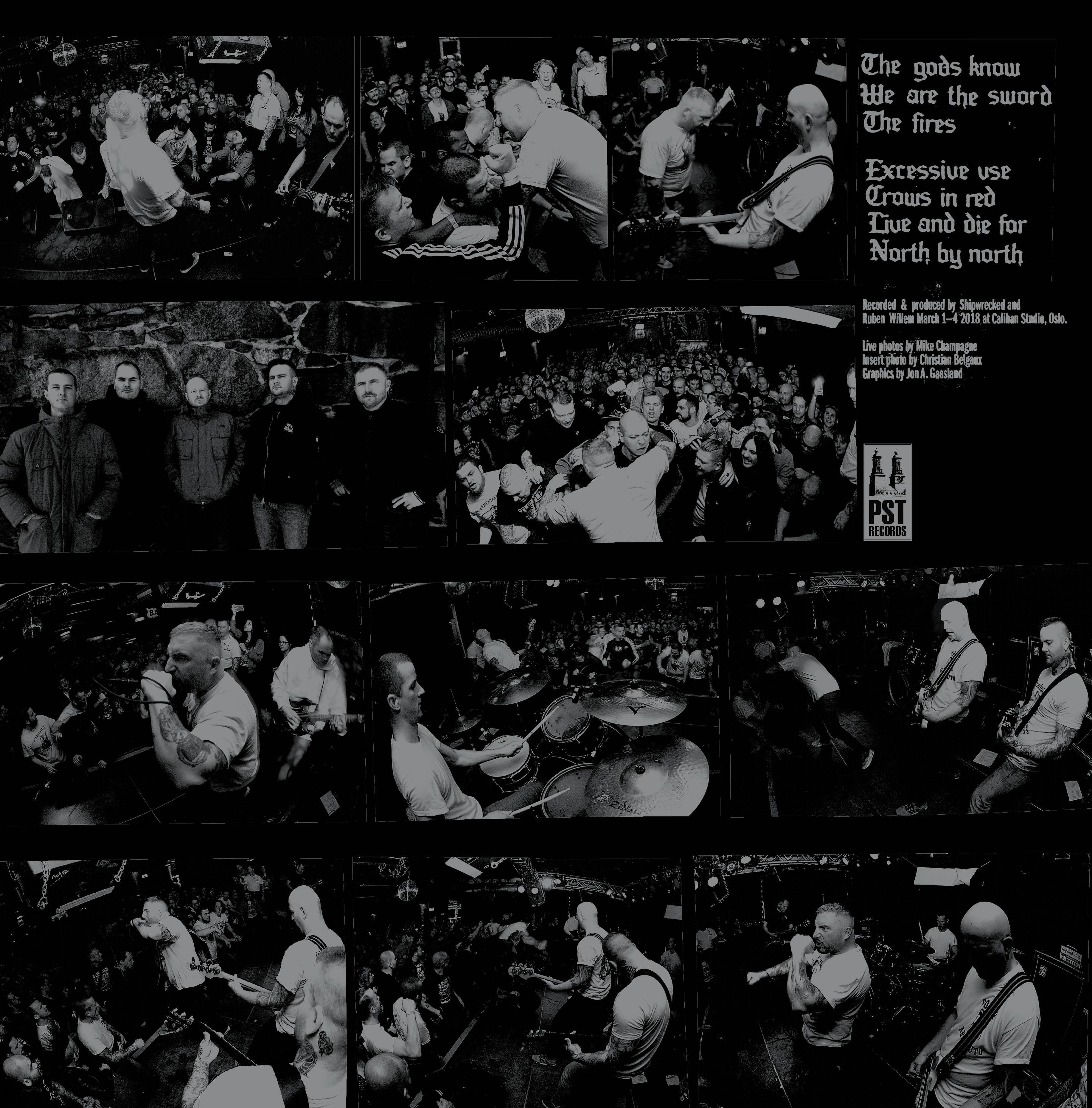Shipwrecked - We are the sword - LP (Back) - 2
