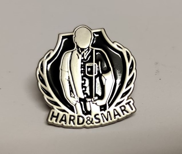 Hard & Smart - Metallpin