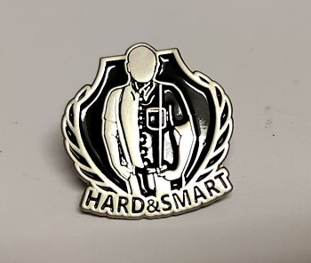 Hard & Smart - Metallpin