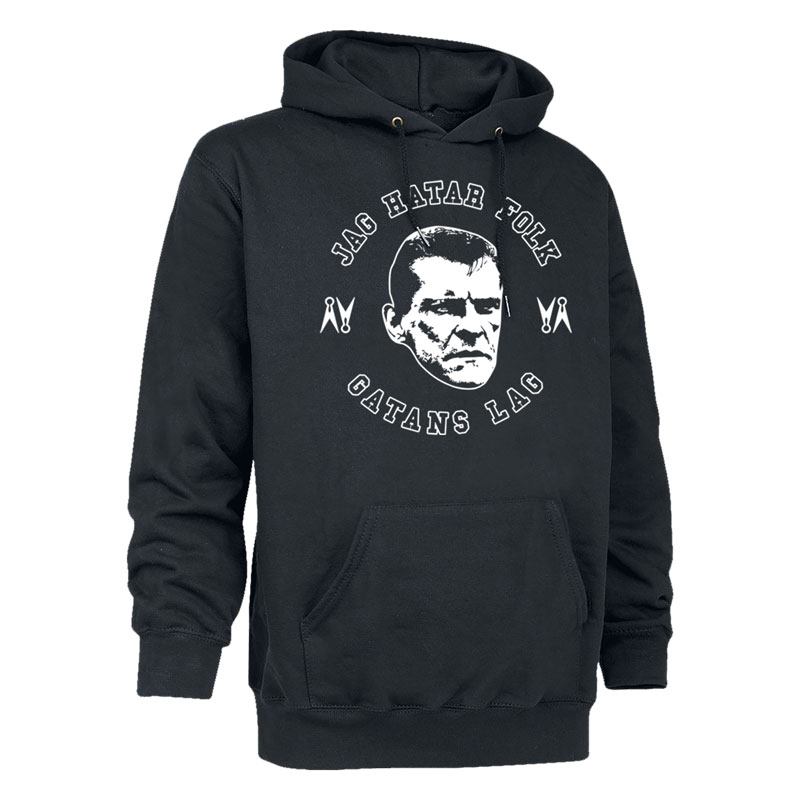 Gatans Lag - Hata Folk - Hoodie - Svart