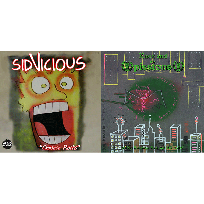 Sid Vicious / Knox and The Pisstons - Split 7 (shaped)