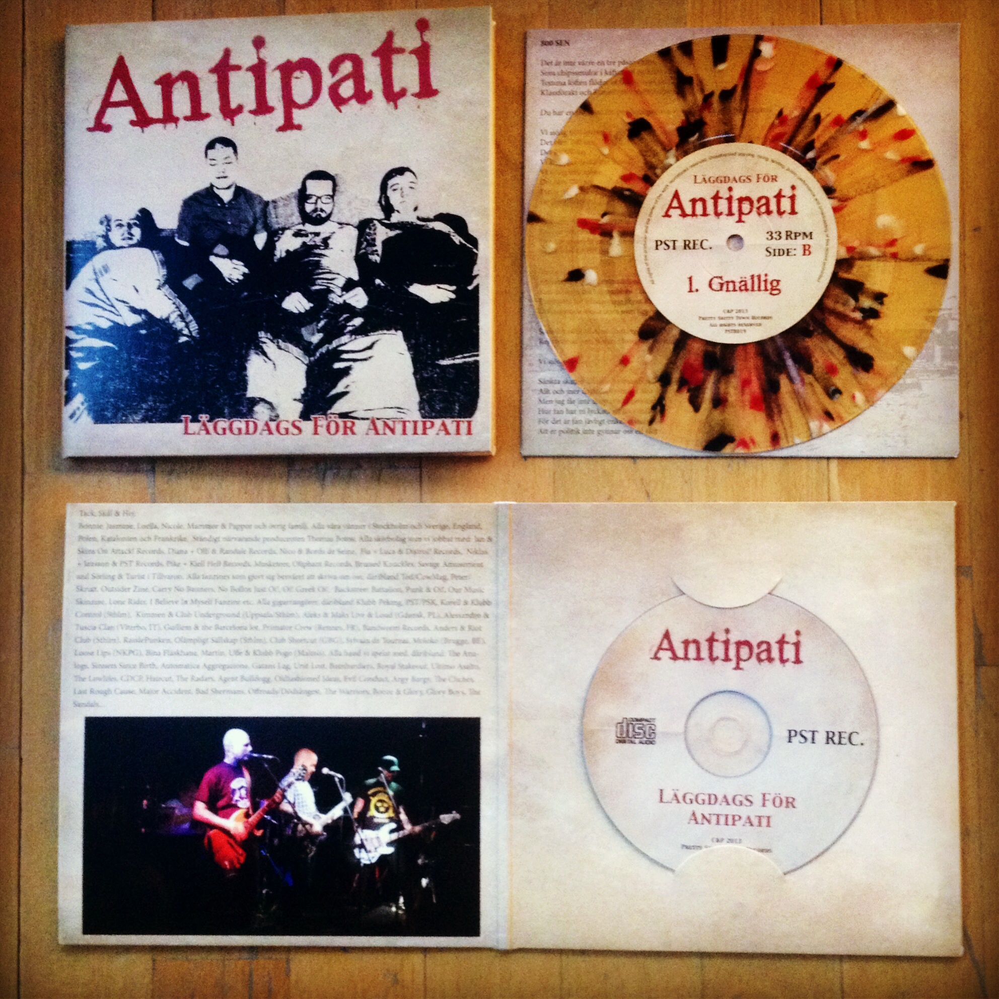Antipati - Läggdags För Antipati - EP + CD - 2