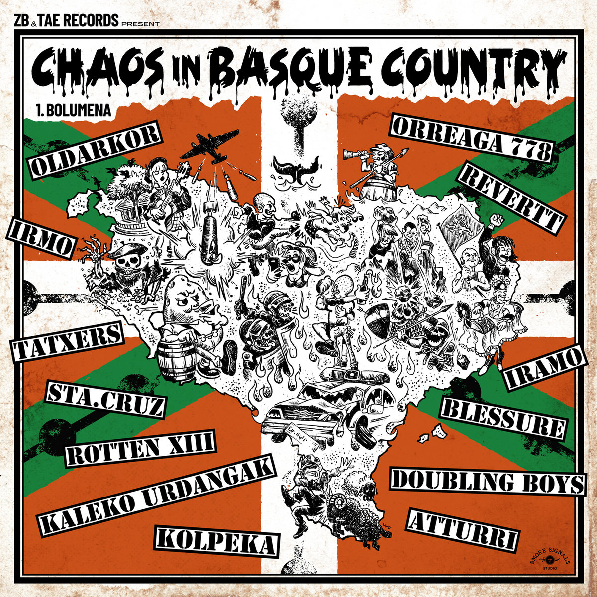 Chaos In Basque Country - LP (Röd)