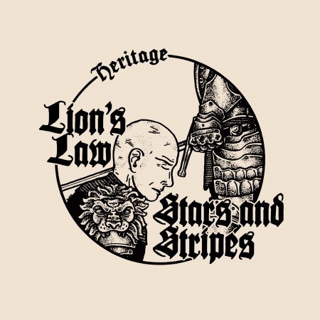 Lion's Law / Stars And Stripes ‎– Heritage - Split EP (svart)