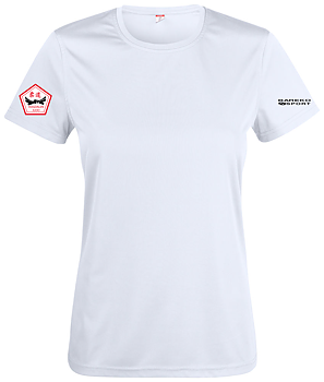 Funktions T-shirt Vit Högdalen Judo 