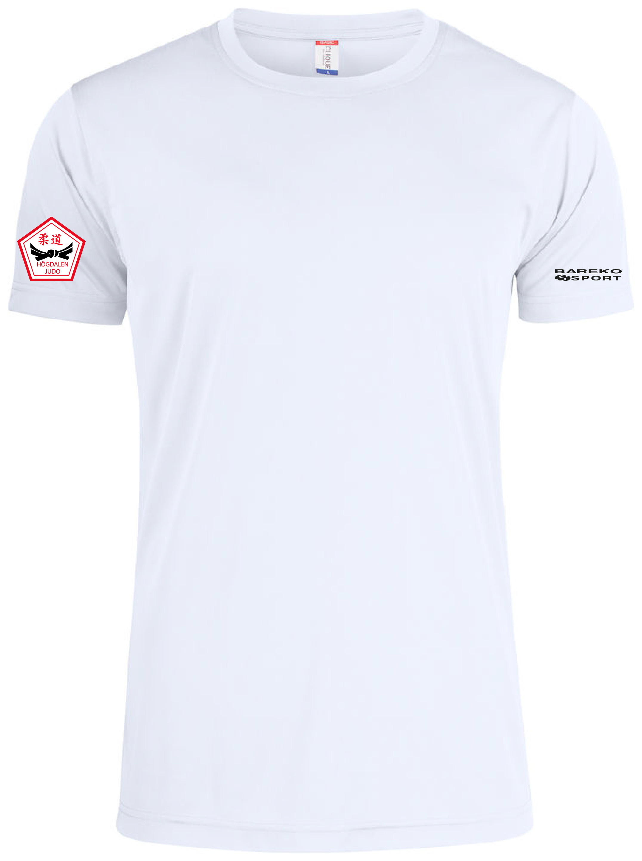 Funktions T-shirt Vit Högdalen Judo 