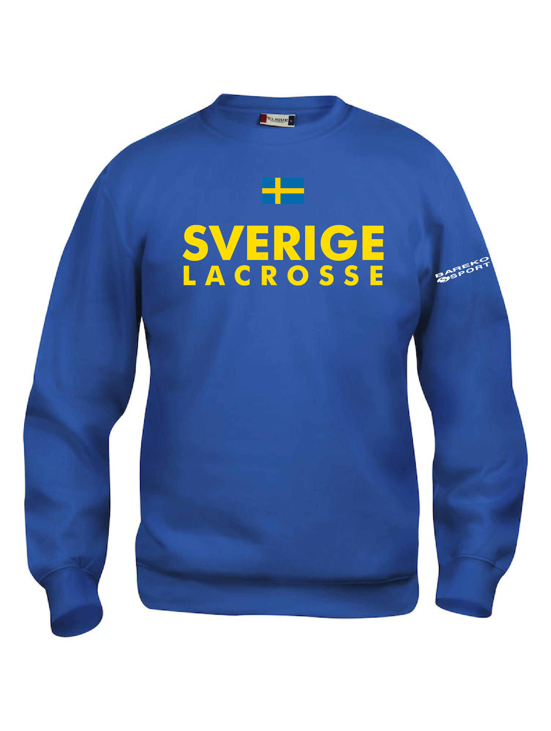 Supporter Sweatshirt Sverige Lacrosse