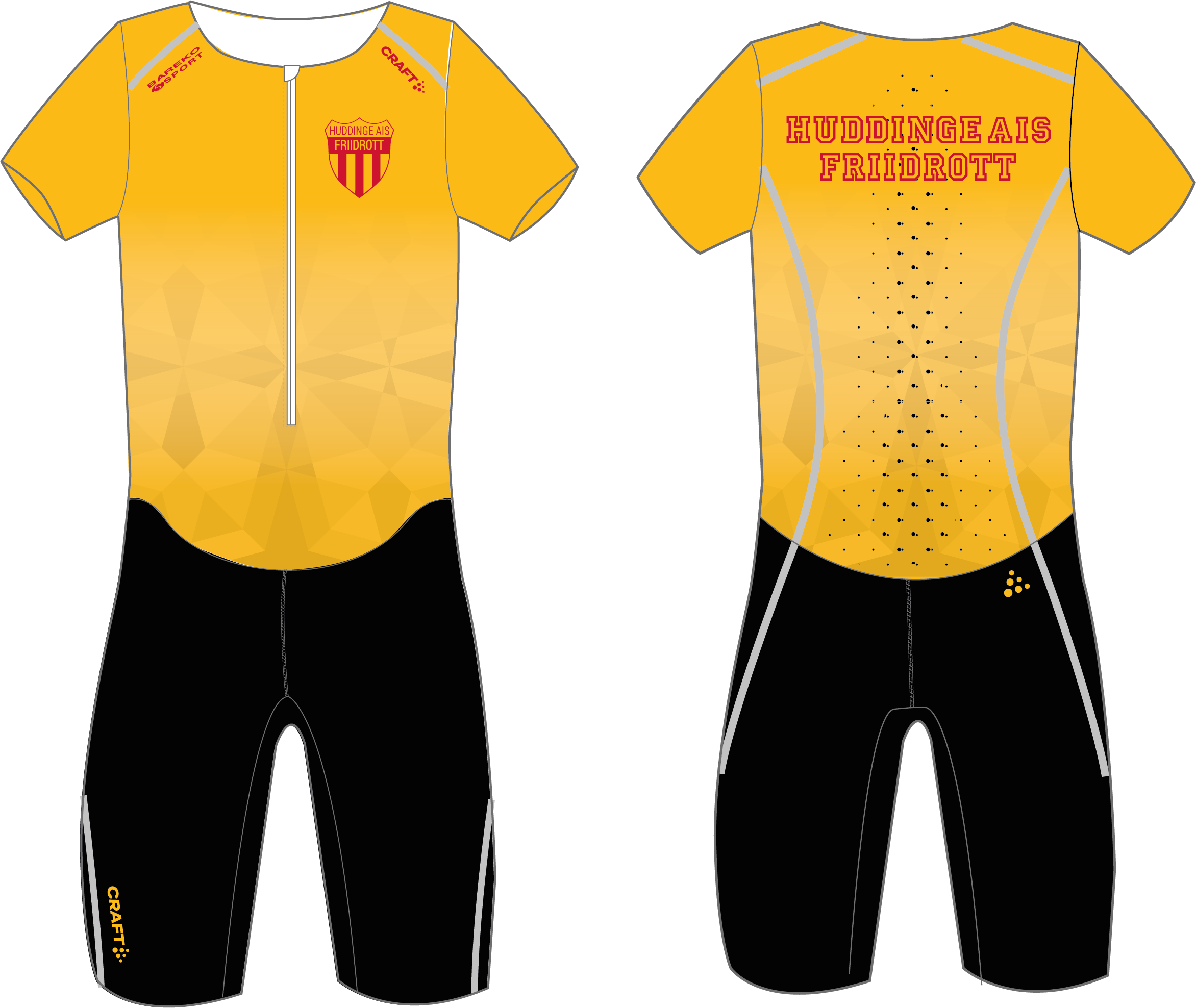 Tävlingsdräkt/Sprintsuit Huddinge AIS