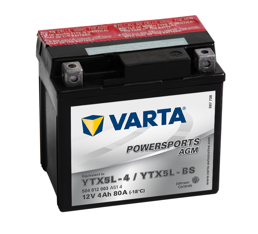 VARTA YTX5L-BS / YTX5L-4