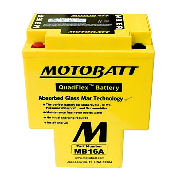 Motobatt AGM batteri MB16A