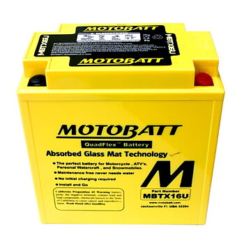 Motobatt AGM batteri MBTX16U