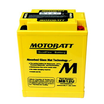Motobatt AGM batteri MB12U