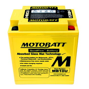 Motobatt AGM batteri MB10U