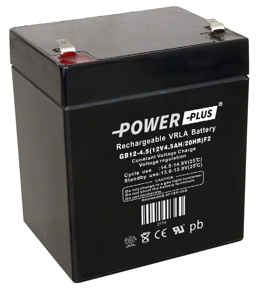Power Plus Agm-batteri 12V 4,5Ah