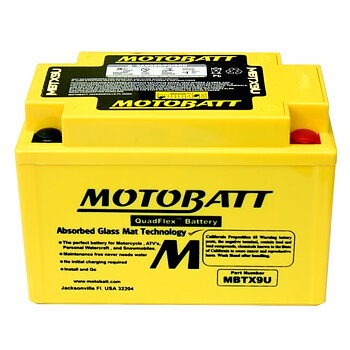 Motobatt AGM batteri MBTX9U