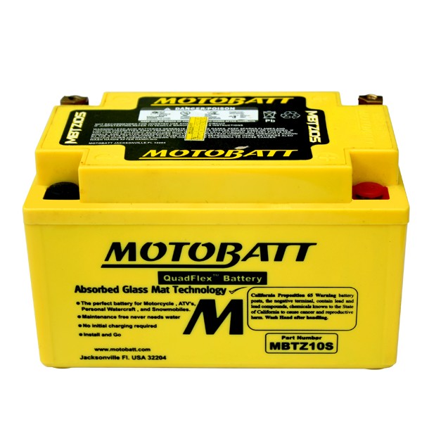 Motobatt AGM batteri MBTZ10S
