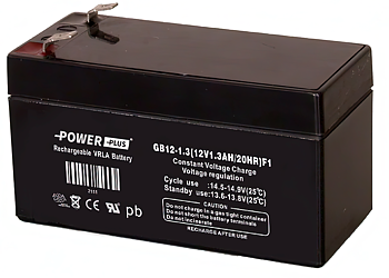 Power Plus Agm-batteri 12V 1,3 Ah