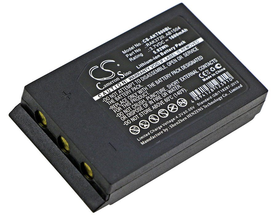 Akerstroms Batteri 3,7v1600mAh Liion