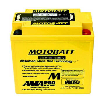 Motobatt AGM batteri MB9U